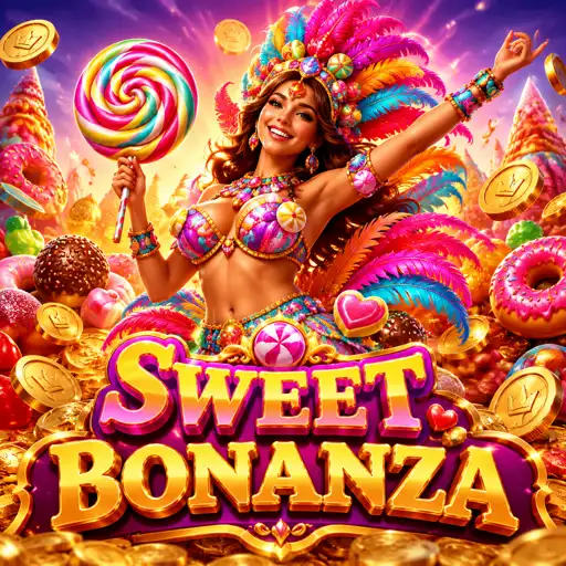 Slot Sweet Bonanza com frutas e doces coloridos